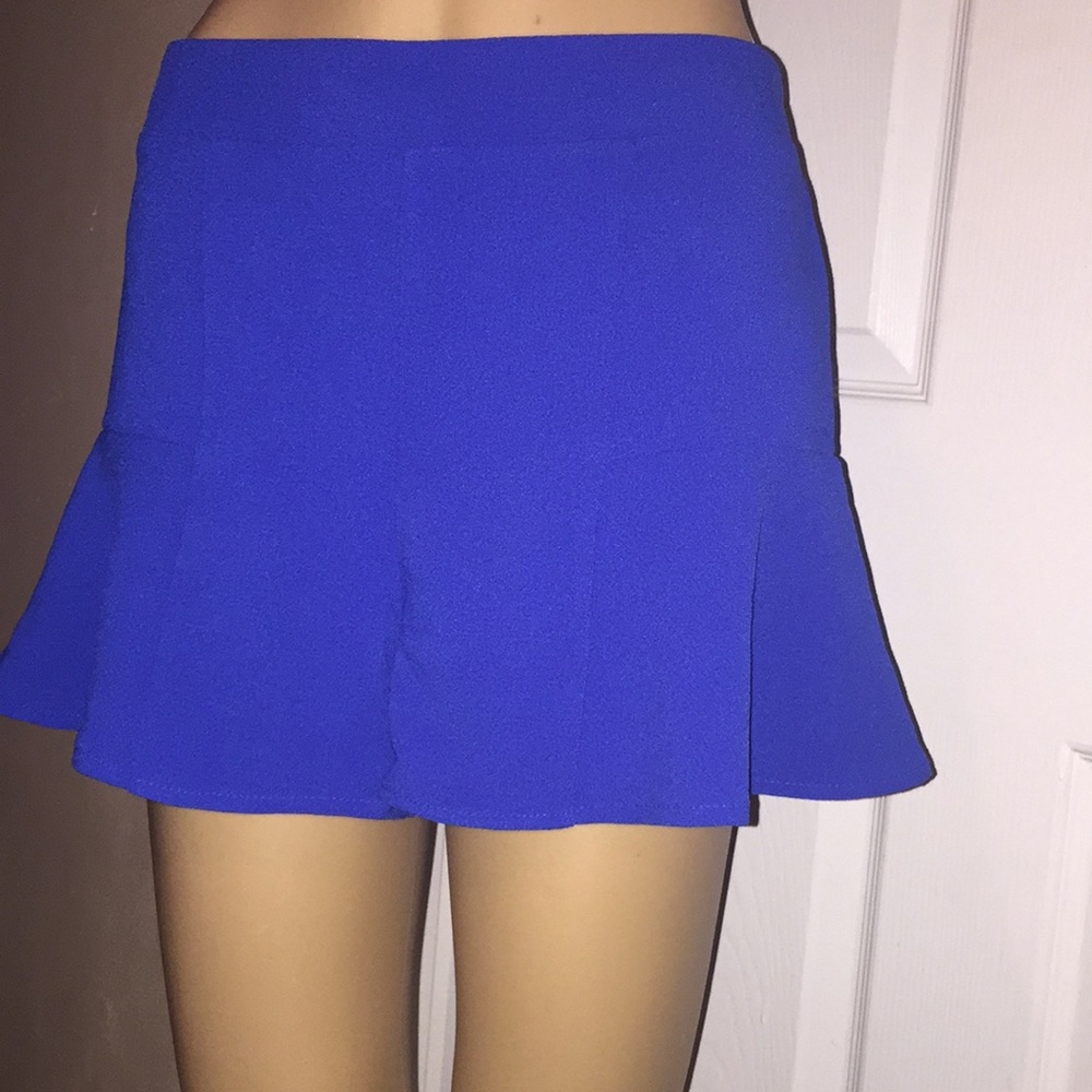 Shorts woven blue